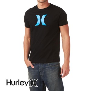 Hurley T-Shirts - Hurley Icon Black T-Shirt -