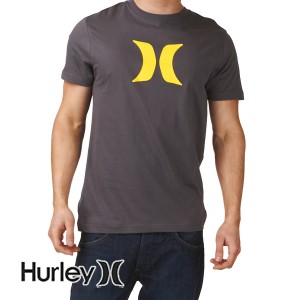 Hurley T-Shirts - Hurley Icon T-Shirt - Cinder