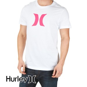 T-Shirts - Hurley Icon White T-Shirt -