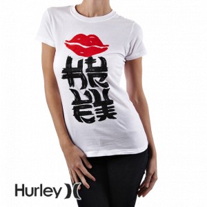 Hurley T-Shirts - Hurley Liphouse T-Shirt - White