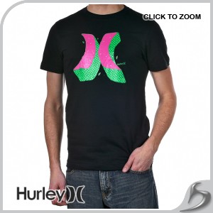 Hurley T-Shirts - Hurley Rock T-Shirt - Black
