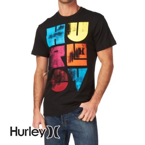 Hurley T-Shirts - Hurley Shapes T-Shirt - Black