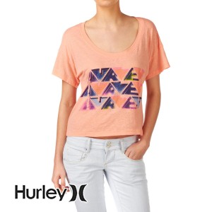 Hurley T-Shirts - Hurley Stop Copy Crop T-Shirt