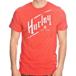 Hurley Tough Guy T-Shirt - Heather Redline