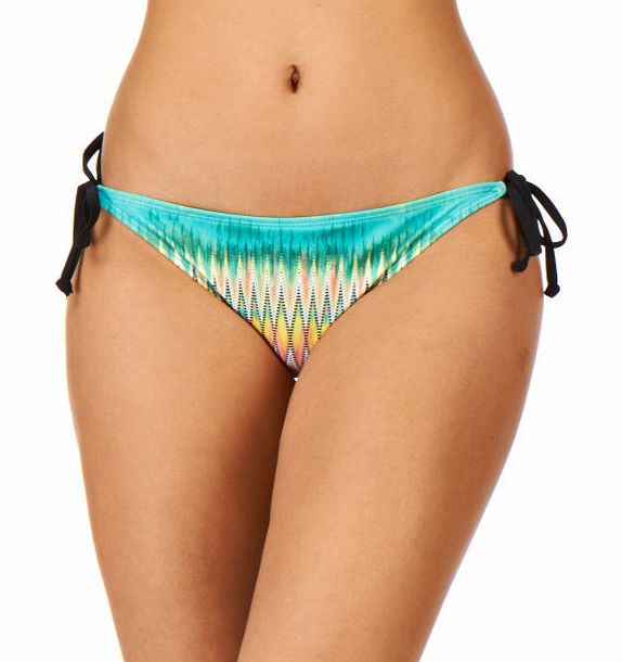 Hurley Womens Hurley Stagger Tie Side Bikini Bottom -