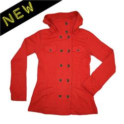 hurley Womens Winchester Jacket - Sunset Red