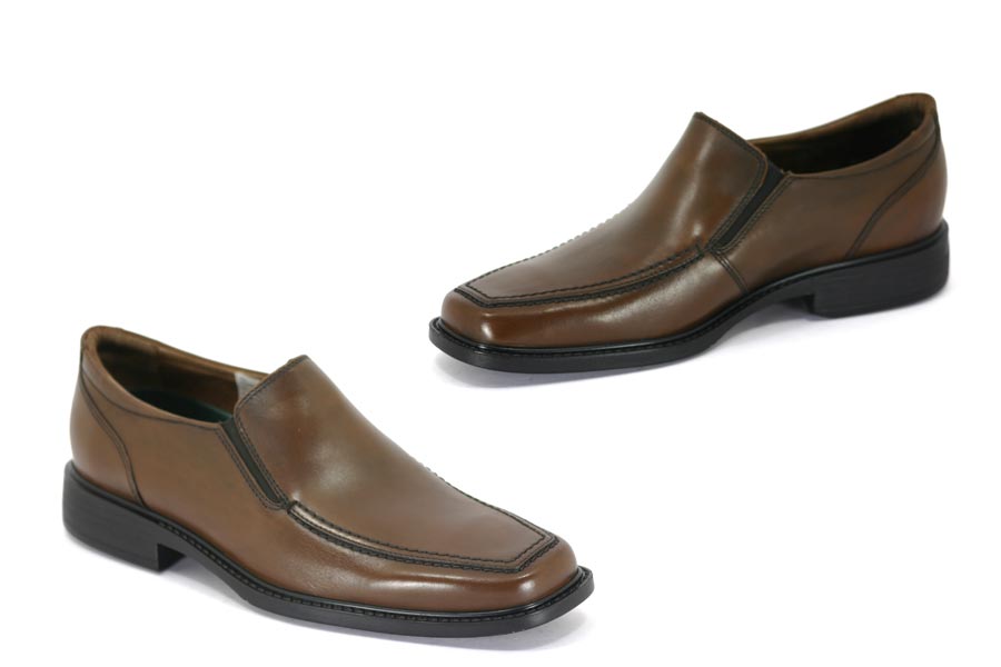 Hush Puppies - Zinc - Brown Leather