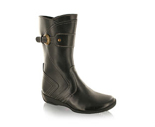 Casual Boot With Buckle Trim