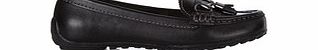 Dalby black leather moccasins