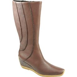 Hush Puppies Female Hp4lemon Leather Upper Textile Lining Calf/Knee in Brown