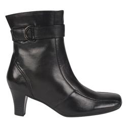 Hush Puppies Female Integrity Leather Upper Textile/Other Lining Comfort Ankle Boots in Black