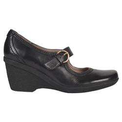 Hush Puppies Female Talini Leather Upper Leather Lining in Black, Dark Brown
