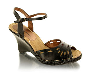 Hush Puppies Leather Two Part Sandal