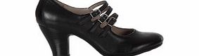 Hush Puppies Lonna black leather Mary-Janes