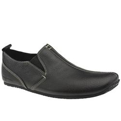 Hush Puppies Male Flanders Leather Upper in Black, Dark Brown