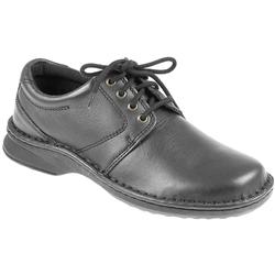 Hush Puppies Male Hp8bearingm Leather Upper Textile Lining in Black Leather, Brown Grain Leather