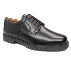 Hush Puppies Male Hush Puppies Beano Leather Upper in Black