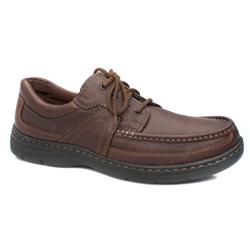 Male Hush Puppies Newmarket Leather Upper in Brown