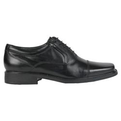 Male Potassium Leather Upper Leather/Textile Lining in Black