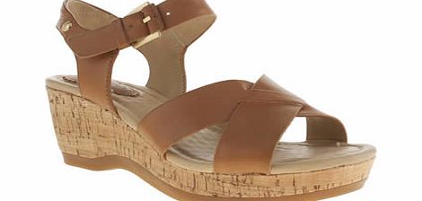 Hush Puppies Tan Eva Farris Sandals