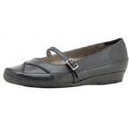 Hush Puppies Womens Finland Buckle Shoe Black