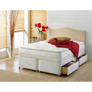 Hush Viscount Pillow Top 1000 3FT Single Divan Bed