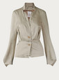 hussein chalayan jackets taupe