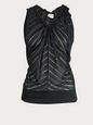 HUSSEIN CHALAYAN TOPS BLACK 40 IT HC-T-HDQ700A
