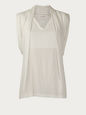 HUSSEIN CHALAYAN TOPS IVORY S HC-T-HDQ702A