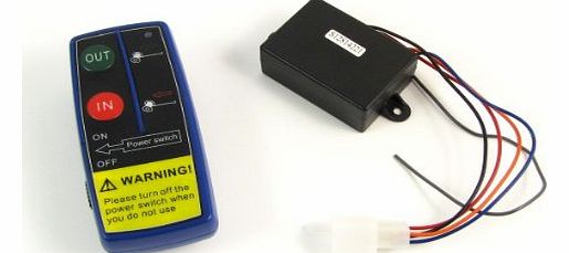 Hwydo 50ft 12v Electric Winch Wireless Remote Control System for Truck Jeep ATV Car