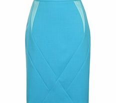 Hybrid Fashion Aqua fitted pencil skirt