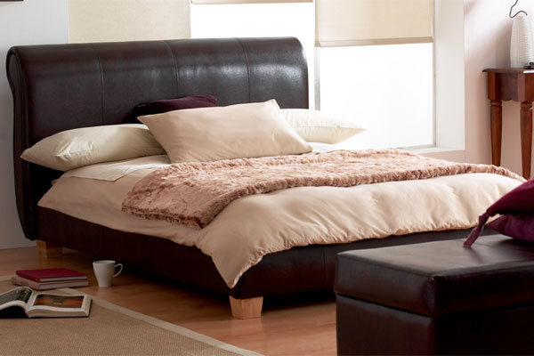 Hyder Paris Faux Leather Bed Frame Kingsize 150cm