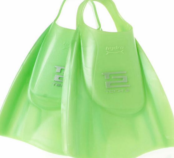 Hydro Tech 2 Light Green Bodyboard Fins - Large