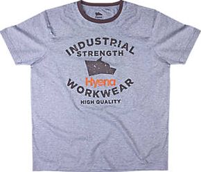 Hyena, 1228[^]2964F Tor T-Shirt Grey Marl Medium 43-44`` Chest