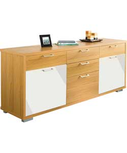Arty Sideboard with High Gloss Doors -