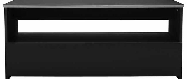 Hygena Aurora 1 Drawer Coffee Table - Black Gloss