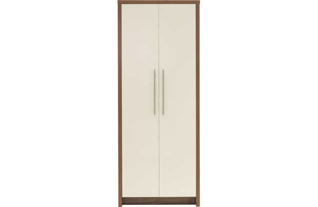 Hygena Camden 2 Door Tall Wardrobe - Walnut and