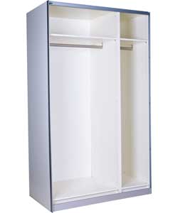 Hygena Chicago 1200mm Wardrobe Carcass - White