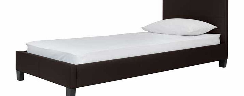 Hygena Constance Single Bed Frame - Chocolate