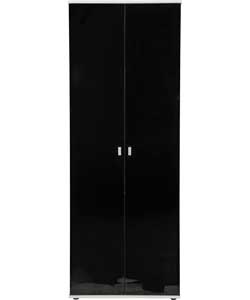 Double Wardrobe - Black Gloss