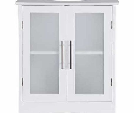 Hygena Frosted Insert Under Sink Storage Unit