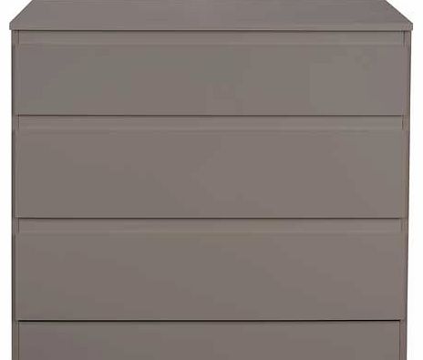 Hygena Hamlin High Gloss 3 Drawer Chest -