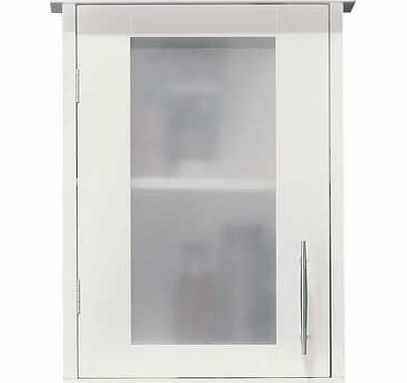 Hygena Insert Frosted Bathroom Wall Cabinet -