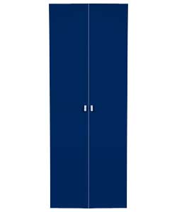 Kids Modular Double Wardrobe Door - Blue