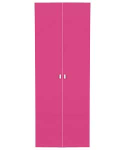 Hygena Kids Modular Double Wardrobe Door - Pink