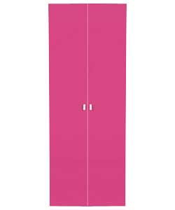 Hygena Kids Modular Double Wardrobe Door - Pink