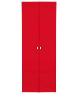 Hygena Kids Modular Double Wardrobe Door - Red