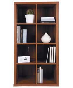 Hygena Misaki Walnut Double Wide Bookcase