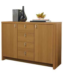 Hygena Misaki Walnut Sideboard