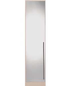 Hygena Modular 1 Door Wardrobe - Oak Mirrored